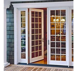 French Style Doors with Colonial Overtones
